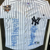 2000 Yankees Team Signed World Series Jersey Derek Jeter Mariano Rivera Steiner