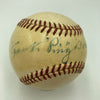 Frank Ping Bodie Signed AL Baseball 1918 New York Yankees Beckett COA