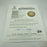Brian Piccolo 1960's Chicago Greats Signed Baseball PSA DNA & Beckett COA