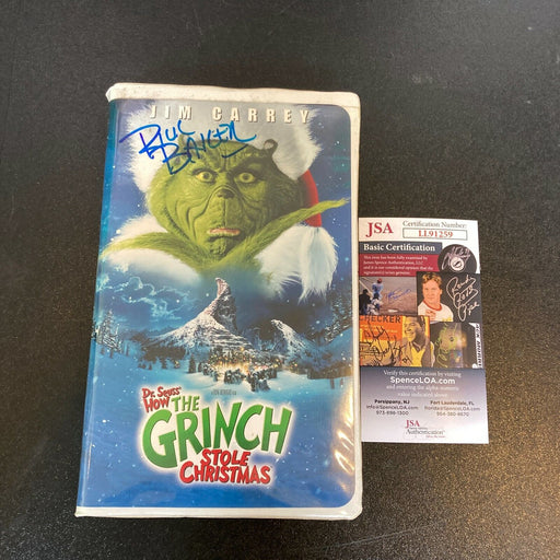 Rick Baker Makeup Artist Signed VHS Dr. Seuss How The Grinch Stole Christmas JSA