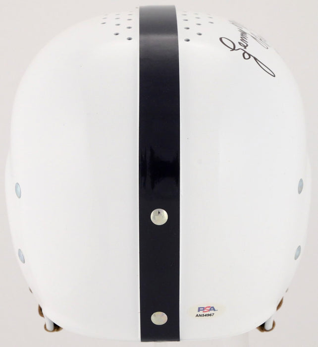 Lenny Moore Signed Heavily Inscribed STATS Penn State Full Size Helmet PSA DNA