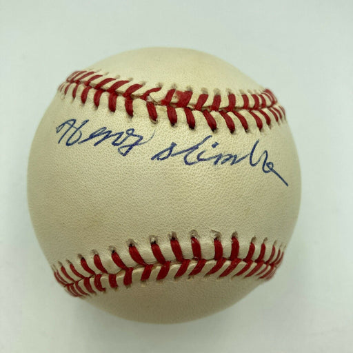 Henry Kimbro Signed Official Major League Baseball Negro League Legend JSA COA