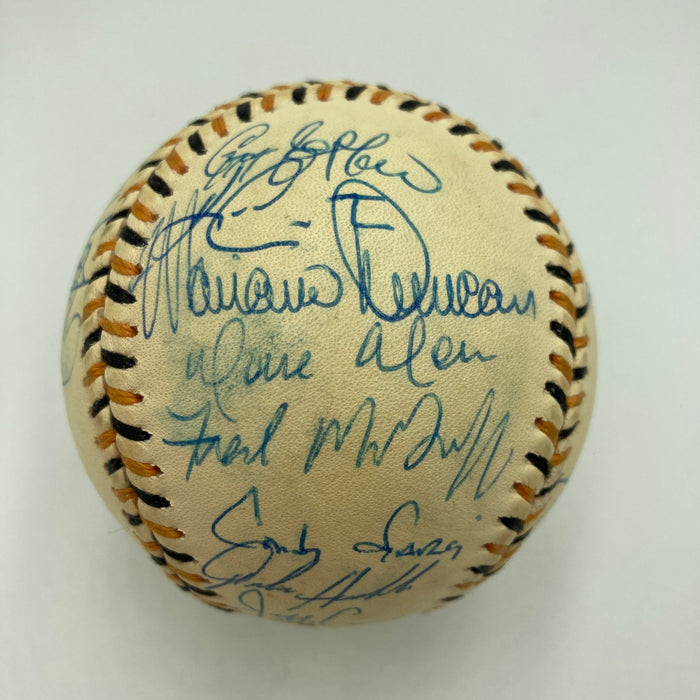 1994 All Star Game National League Team Signed Baseball Barry Bonds PSA DNA COA