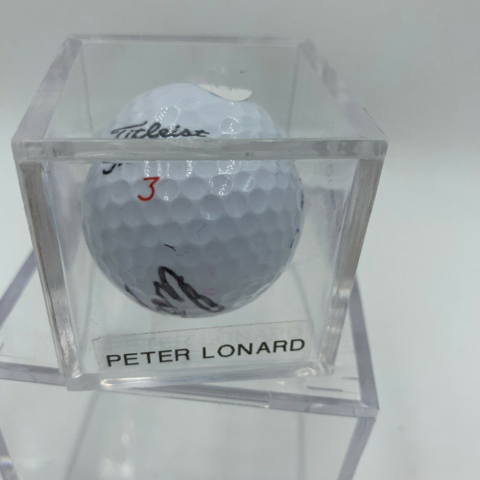 Peter Lonard Signed Autographed Golf Ball PGA With JSA COA