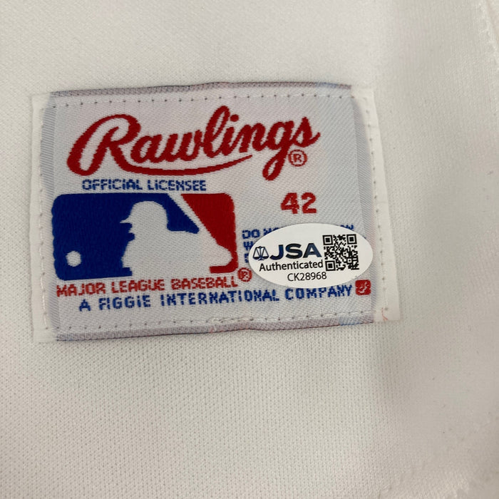 Rod  Jersey Signed Rawlings California Angels Pro Cut Game Jersey JSA COA