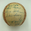 Beautiful 1958 Cubs Team Signed National League Baseball Ernie Banks JSA COA