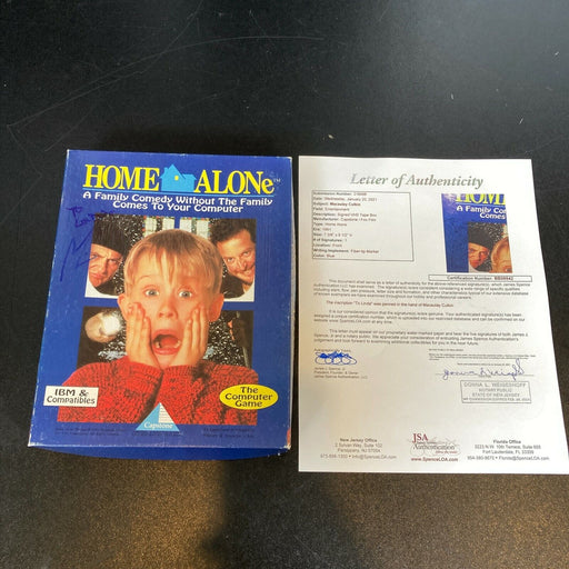 Macaulay Culkin Signed Autographed Original 1991 Home Alone Computer Game JSA