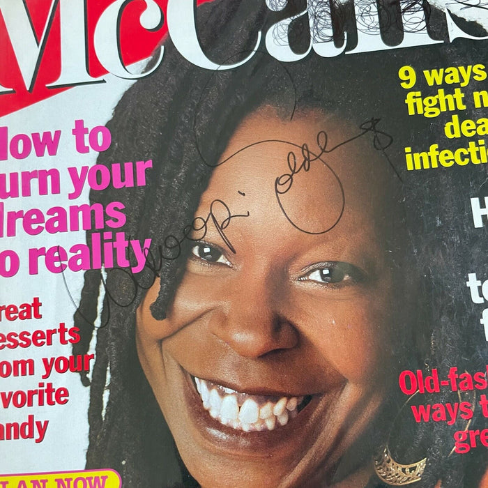 Whoopi Goldberg Signed Autographed Magazine Movie Star