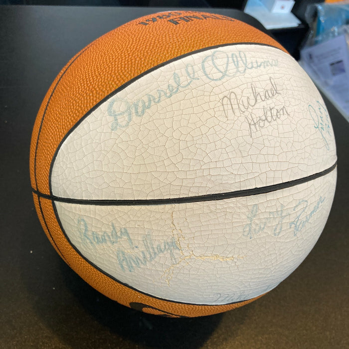 1979–80 UCLA Bruins NCAA Champs Team Signed Official Final Four Basketball JSA