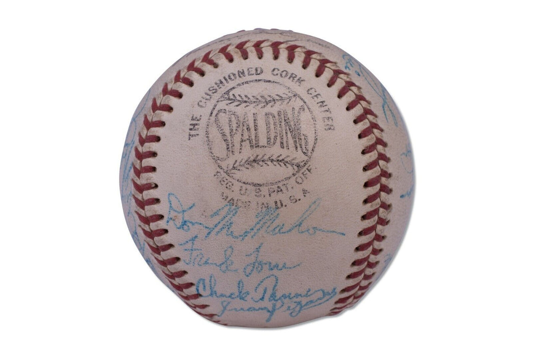 1957 Milwaukee Braves World Series Champs Team Signed Baseball Beckett COA