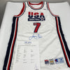 Larry Bird Game Used Signed 1992 Olympics Team USA Jersey MEARS COA & Beckett