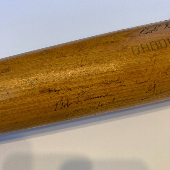 Cy Young & Ted Williams Signed Game Used 1949 All Star Game  Baseball Bat JSA