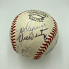 Joe Cronin Joe Medwick Earl Averill Max Carey HOF Multi Signed Baseball PSA JSA