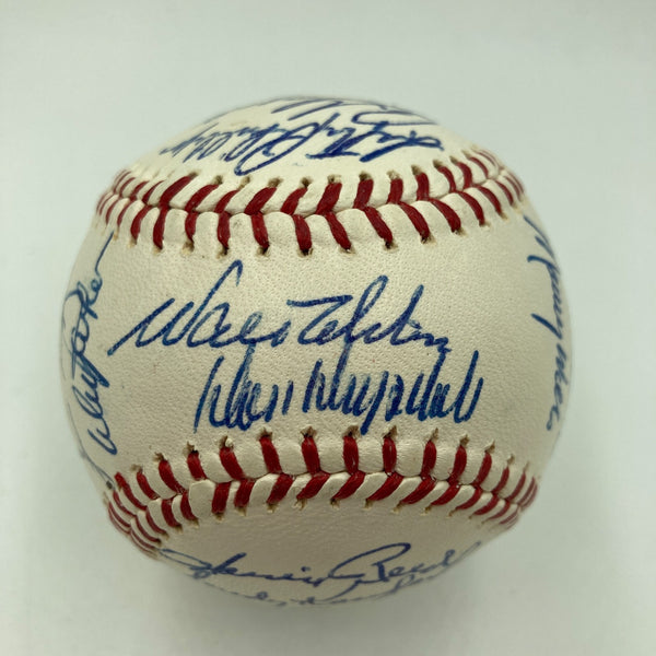 Beautiful 1965 Los Angeles Dodgers World Series Champs Team Signed Baseball PSA