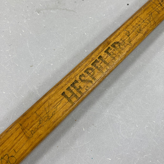 1961-1962 Toronto Maple Leafs Stanley Cup Champs Team Signed Hockey Stick JSA