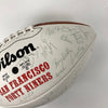 1989 Super Bowl XXIV Champs San Francisco 49ers Team-Signed Football 50 Sigs JSA