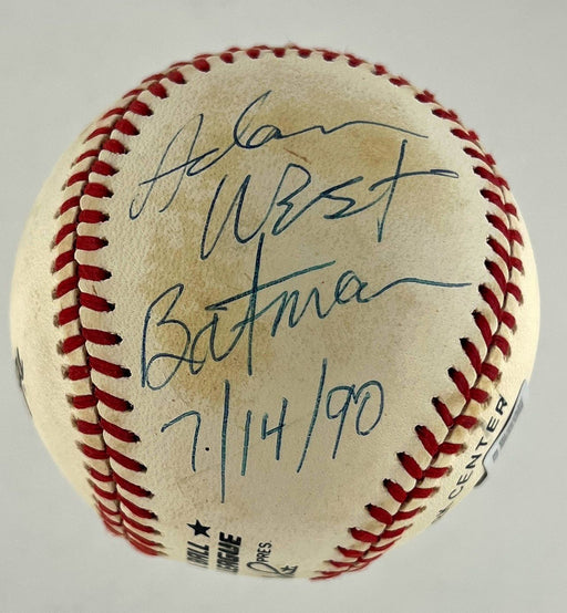 Adam West & Burt Ward Batman & Robin Dual Signed Autographed Baseball Beckett