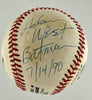 Adam West & Burt Ward Batman & Robin Dual Signed Autographed Baseball Beckett