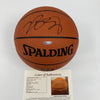 LeBron James Signed Spalding Official Game Basketball UDA Upper Deck & JSA COA