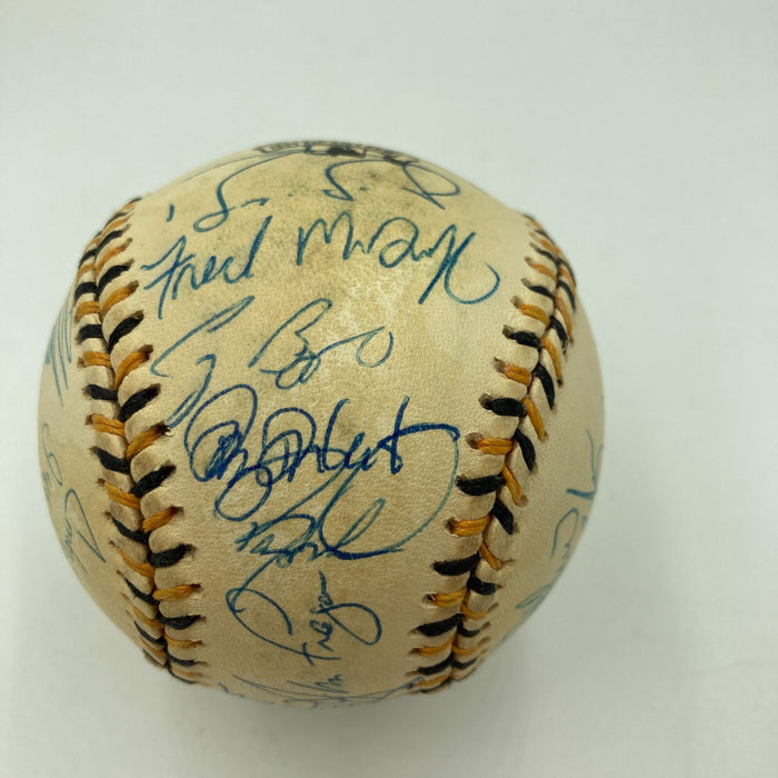 1994 All Star Game National League Team Signed Baseball Barry Bonds PSA DNA COA