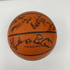 1997-98 Chicago Bulls NBA Champs Team Signed Game Basketball The Last Dance JSA
