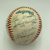 1953 New York Yankees World Series Champs Team Signed Baseball Mickey Mantle JSA