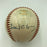Stunning 1950's Mickey Mantle Ted Williams Willie Mays Signed Baseball Beckett