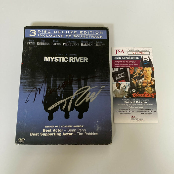 Tim Robbins & Marcia Gay Harden Signed Mystic River DVD Movie JSA COA