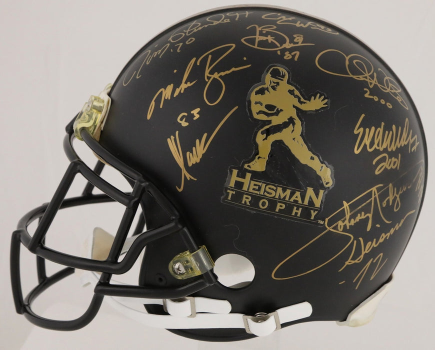 Heisman Trophy Winners Signed Full Size Helmet 18 Sigs PSA DNA COA