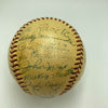 1953 New York Yankees World Series Champs Team Signed Baseball Mickey Mantle JSA