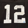 Terry Bradshaw Twice Signed Heavily Inscribed Pittsburgh Steeler Game Jersey PSA