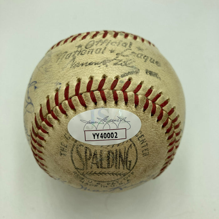 1962 New York Mets Inaugural Season Team Signed National League Baseball JSA COA