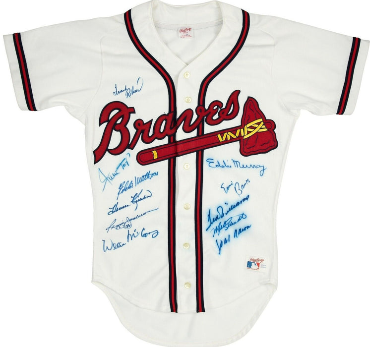500 Home Run Club Signed Jersey Ted Williams Willie Mays Hank Aaron Beckett COA
