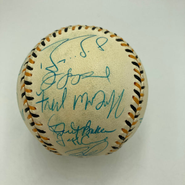 1994 All Star Game National League Team Signed Baseball Barry Bonds PSA DNA COA