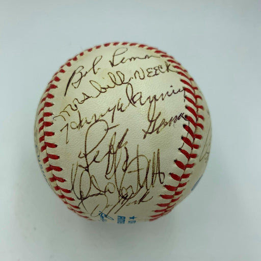 Jimmy Dudley Bob Feller Cleveland Indians Legends Signed Baseball 26 Sigs JSA