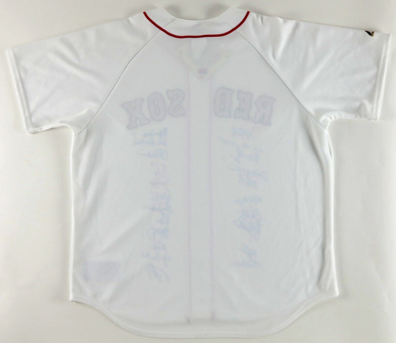 2004 Boston Red Sox World Series Camps Team Signed Authentic Majestic Jersey PSA