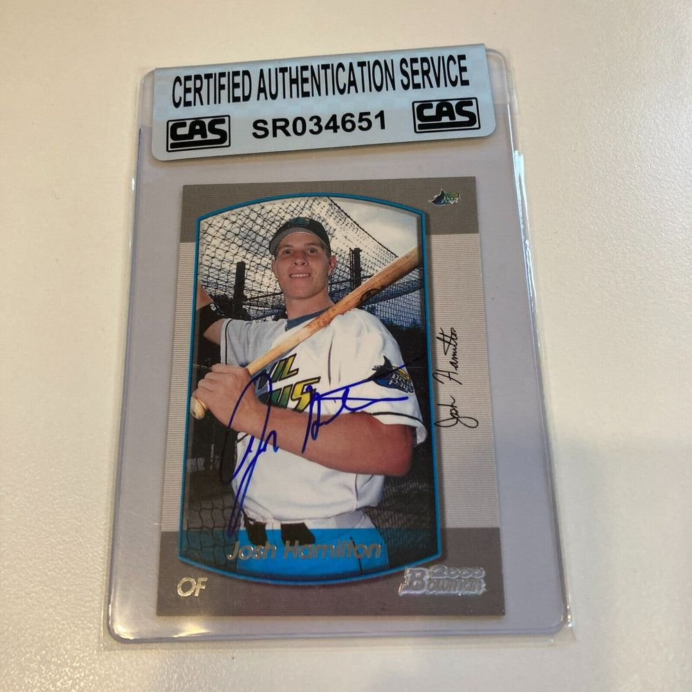 2000 Bowman Josh Hamilton Signed RC CAS Certified Auto