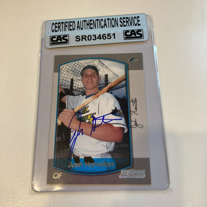 2000 Bowman Josh Hamilton Signed RC CAS Certified Auto