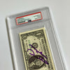 Mike Ditka Signed Autographed $1 One Dollar Bill PSA DNA COA NFL