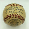 Jim Turner Single Signed 1937 Game Used Baseball New York Yankees JSA COA RARE