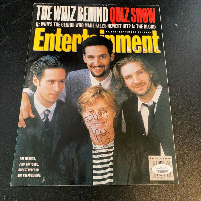 Robert Redford Signed 1994 Entertainment Magazine With JSA COA