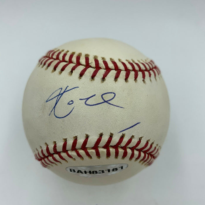 Rare Kobe Bryant Signed Major League Baseball Upper Deck UDA COA Lakers