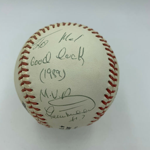 Kevin Mitchell 1989 MVP Signed Inscribed National League Baseball