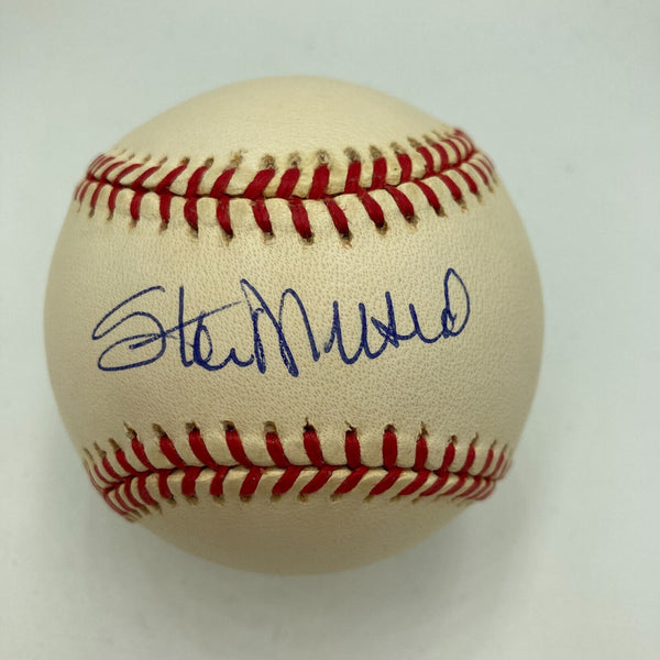 Nice Stan Musial Signed Official National League Baseball JSA COA