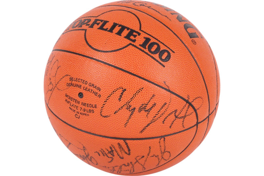 1992 Dream Team Olympics Team USA Signed Basketball Michael Jordan 15 Sigs PSA