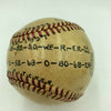 Jim Turner Single Signed 1937 Game Used Baseball New York Yankees JSA COA RARE