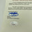 1966 World Series Game Used Baseball Signed By Umpires Orioles VS Dodgers JSA