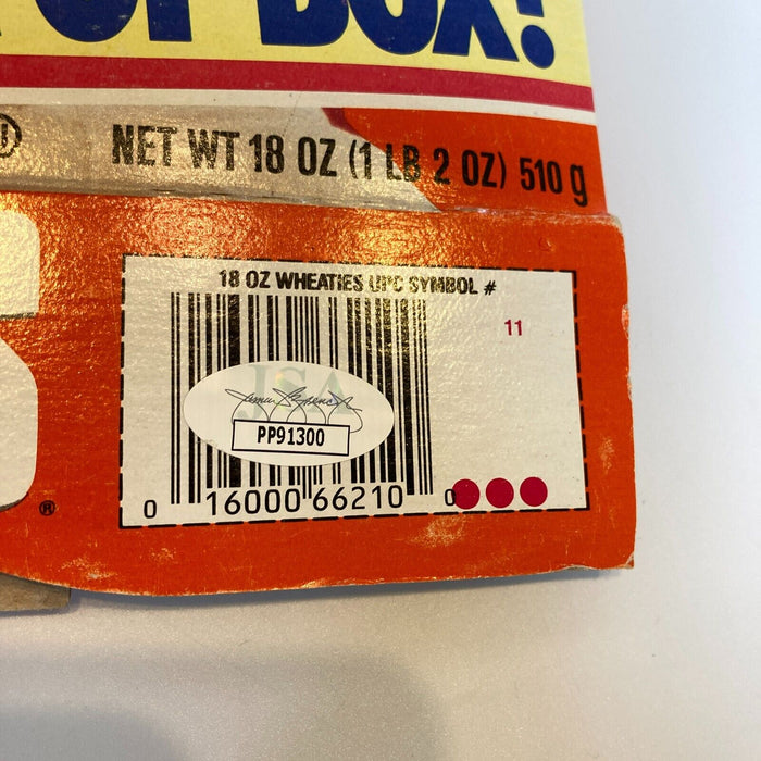 Joe Montana 49ers Signed Wheaties Cereal Box JSA COA