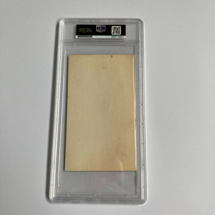 Ed Charles Signed 1969 New York Mets Shea Stadium Postcard PSA DNA RARE