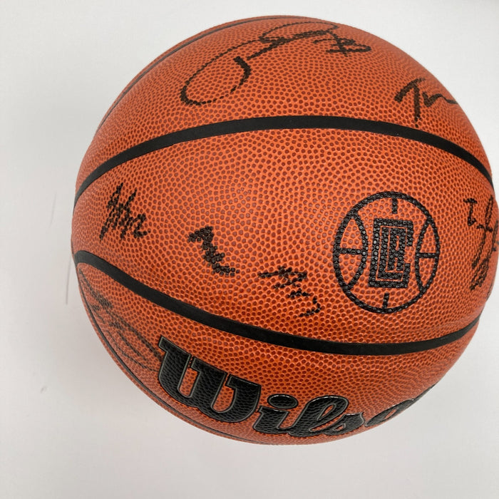 2021 Los Angeles Clippers Team Signed Basketball JSA COA